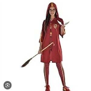 Nwt Harry Potter Gryffindor Quidditch adult costume by Amscan Sz Medium